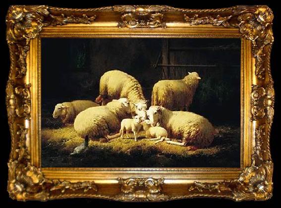 framed  unknow artist Sheep 062, ta009-2